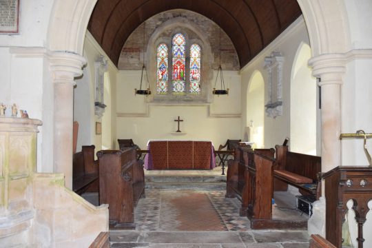 North Newnton church chancel